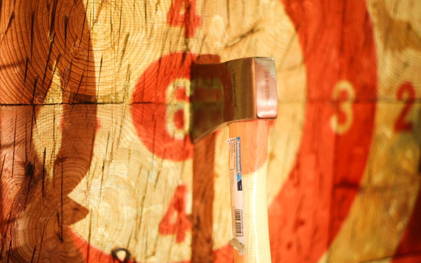 The Axe Factor | Shrewsbury | Virtual Axe Throwing Experience